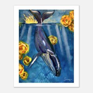 Grace in Blue - Fine Art Print