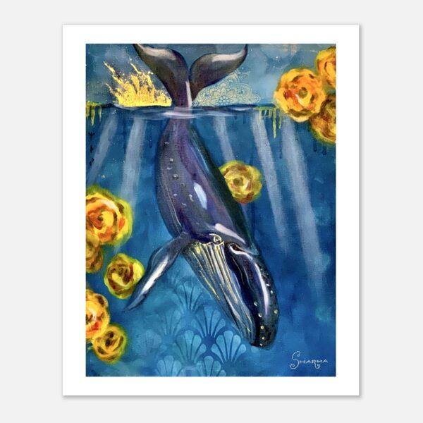 Grace in Blue - Fine Art Print