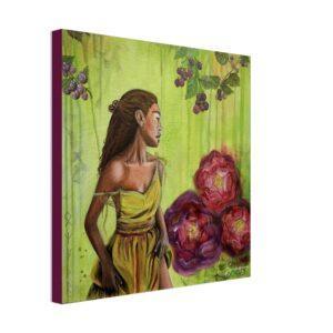 Marie in Wonderland - Canvas 40×40 cm / 16×16″